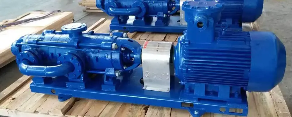 تصویری از یک پمپ ا طبقاتی افقی