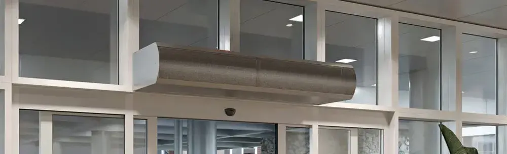 کاربرد پرده هوا در نوع تجاری اداری و صنعتی