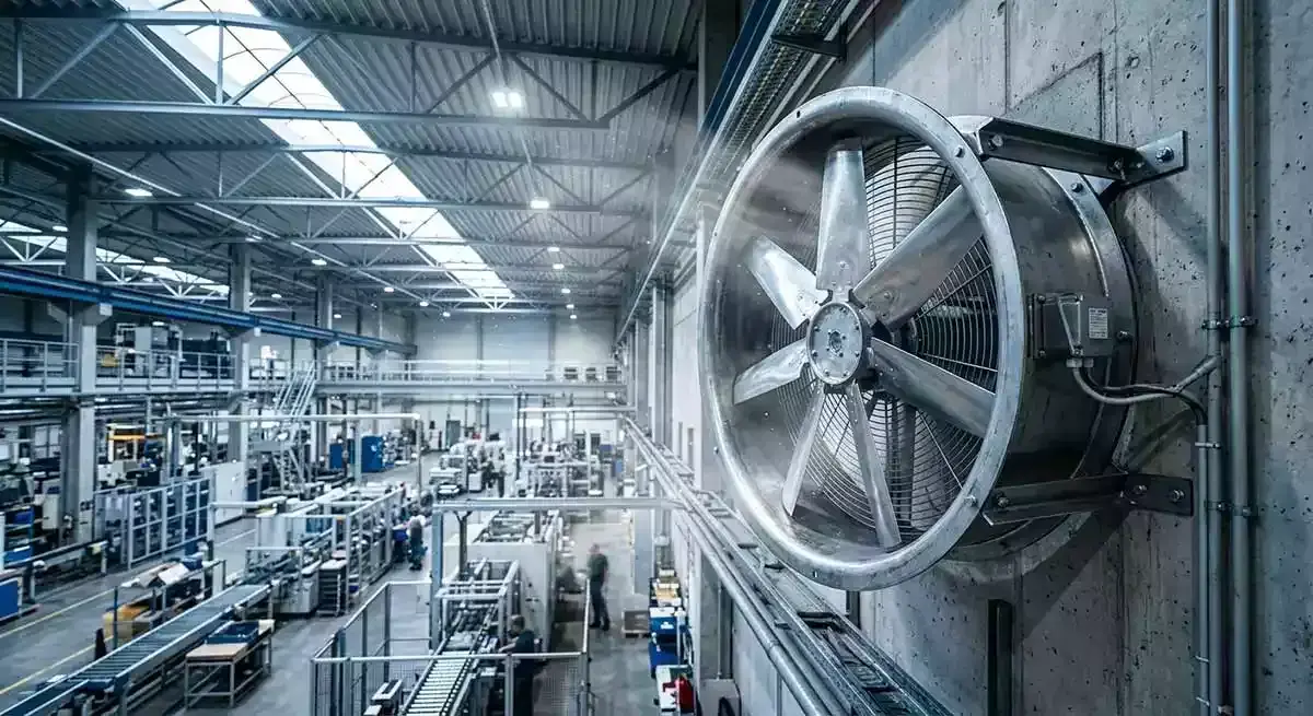 کاربرد هواکش صنعتی در صنایع مختلف