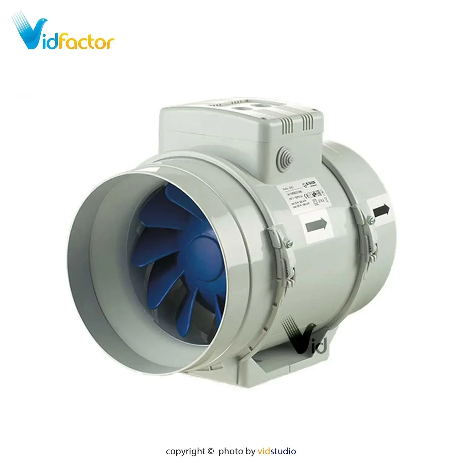 هواکش بین کانالی 20سانت Blauberg TURBO 200