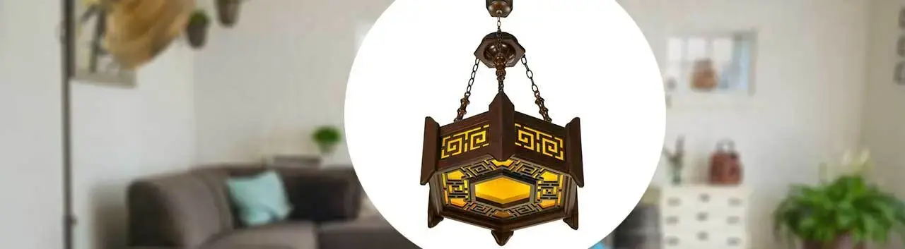تصویری از لوستر مدل اورانوس سایز کوچک دارکار