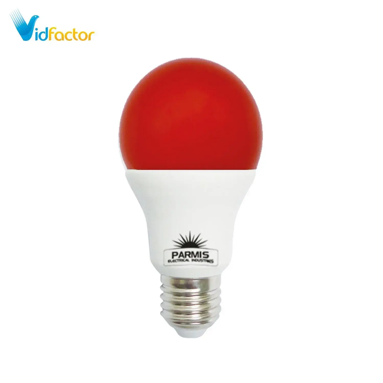 لامپ حبابی پارمیس مدل LED BULB 9W قرمز