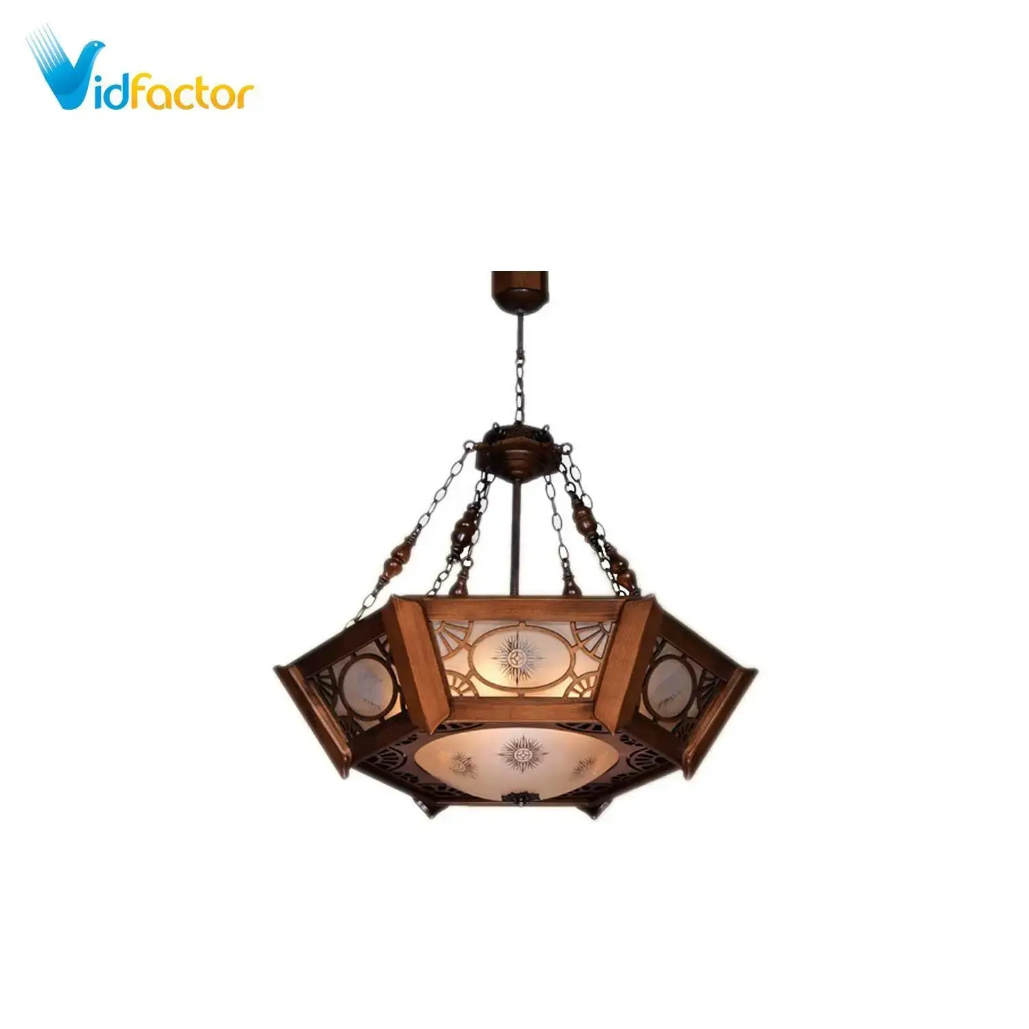 لوستر چوبی مدل ونوس کوچک دارکار کد 249