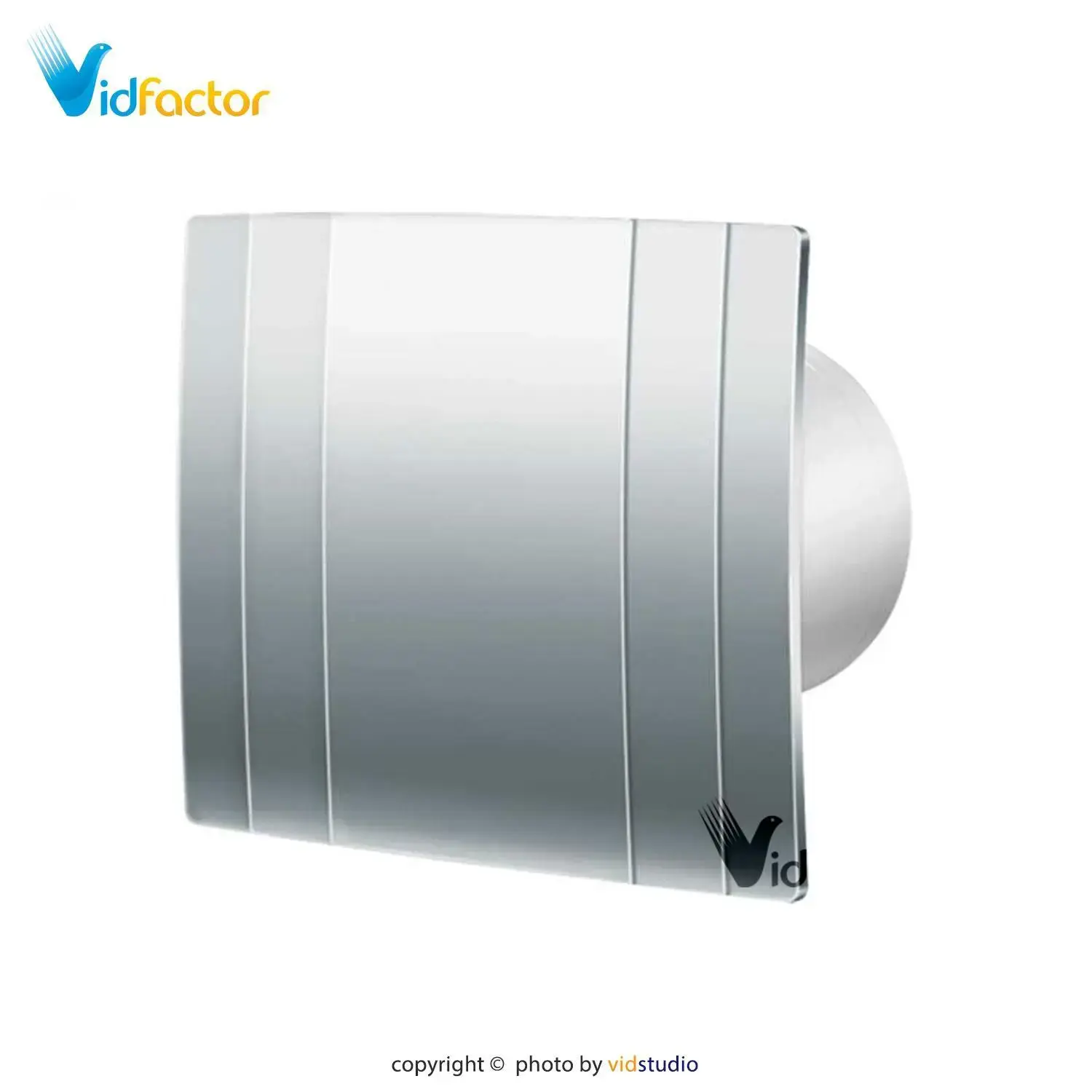 هواکش لوله ای 10سانت  Blauberg Quatro Hi-tech Chrome 100