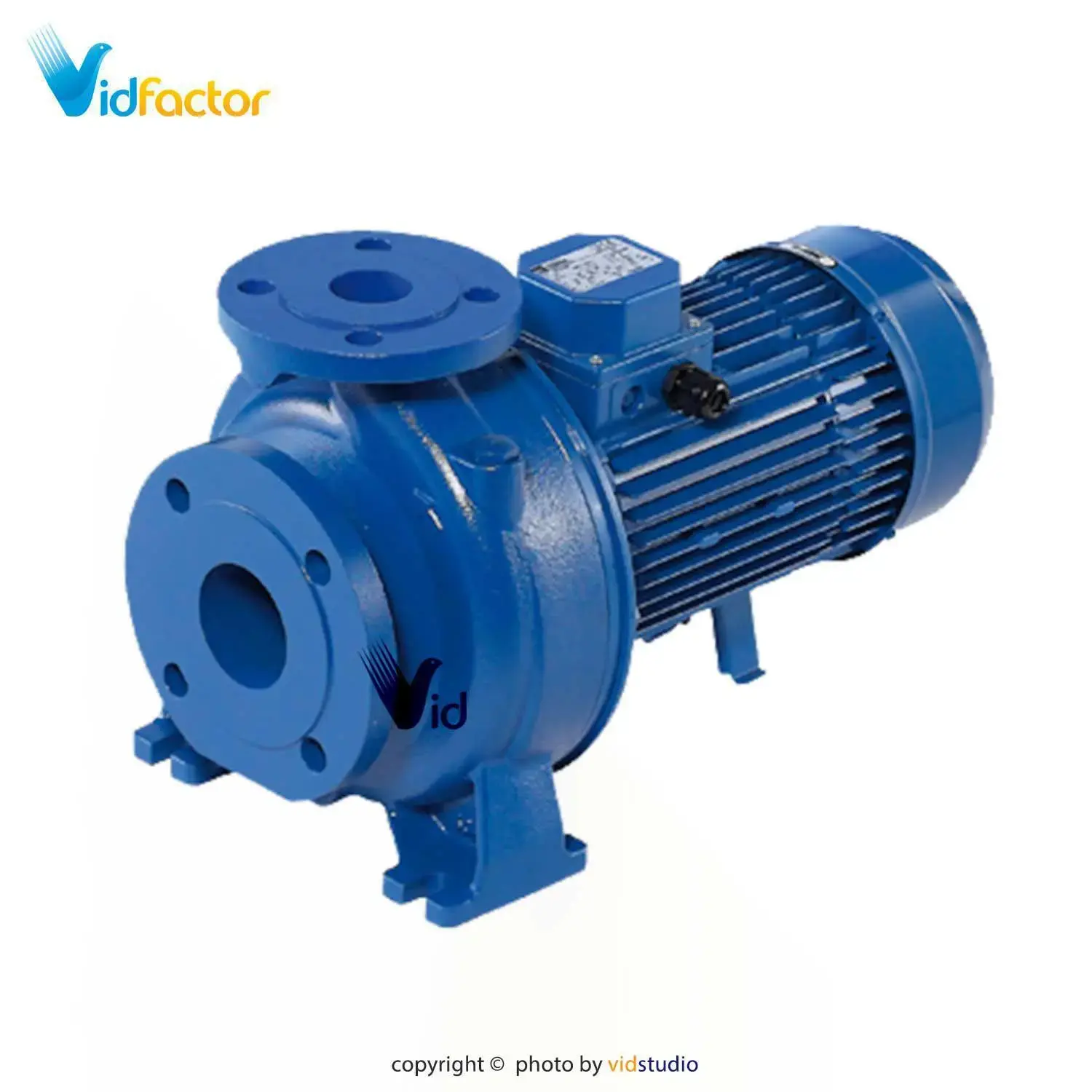 پمپ آب چدنی پروانه استیل ابارا 3D/E 65-200/22 A T IE3