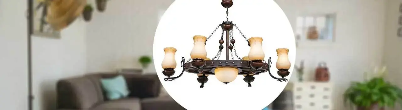 تصویری از لوستر مدل تایتانیک شش شعله دارکار