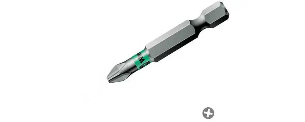 نمای روبرویی سرپیچ گوشتی چهارسو(فیلیپسی) بای تورژن  WERA PH1*50