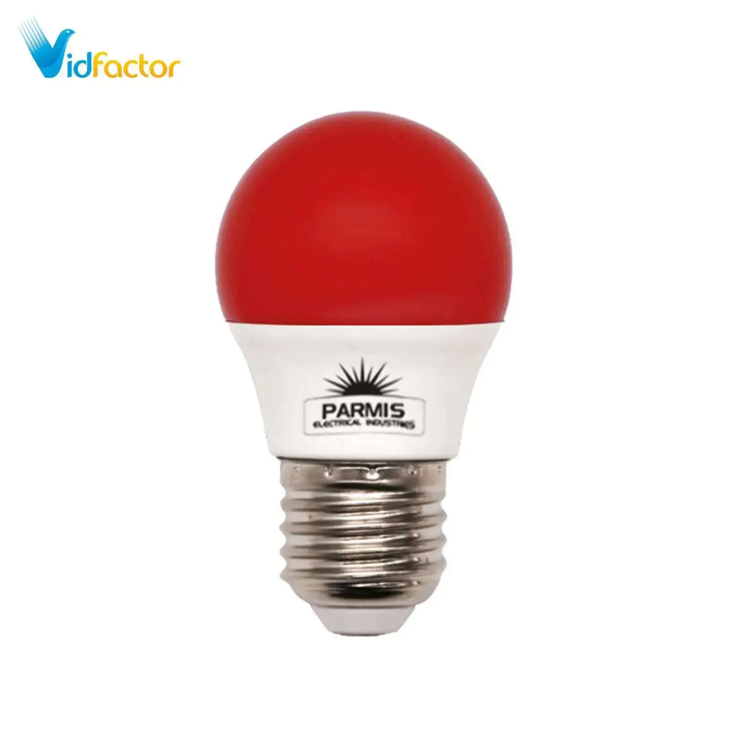 لامپ حبابی پارمیس مدل LED BULB 5W قرمز