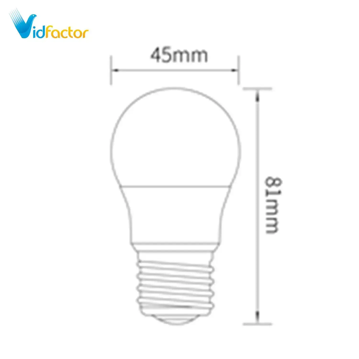 لامپ حبابی پارمیس مدل LED BULB 5W مهتابی