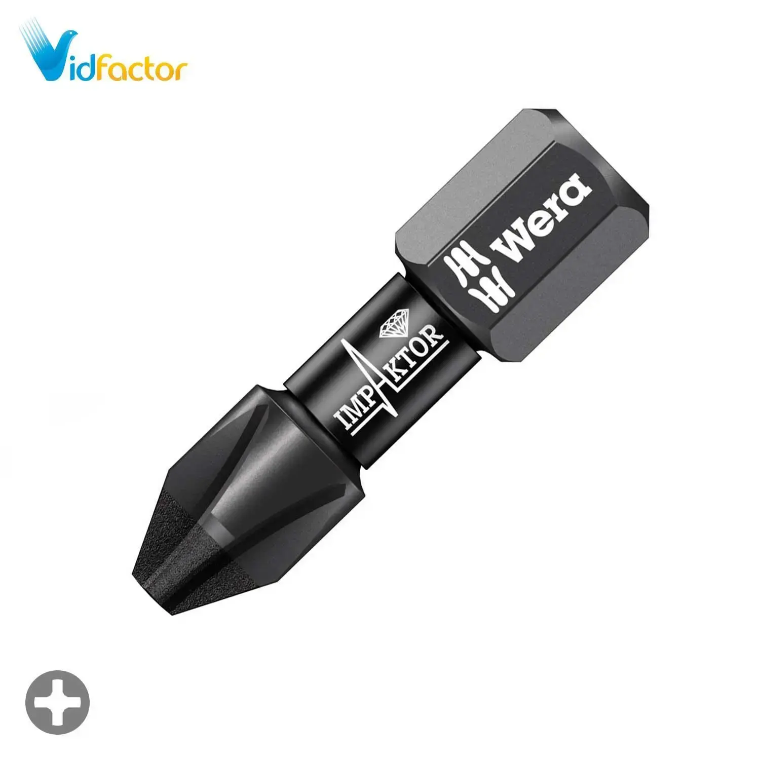 سرپیچ گوشتی ایمپکتور چهارسو(فیلیپسی) سری WERA PH3*25 کد 05057617001