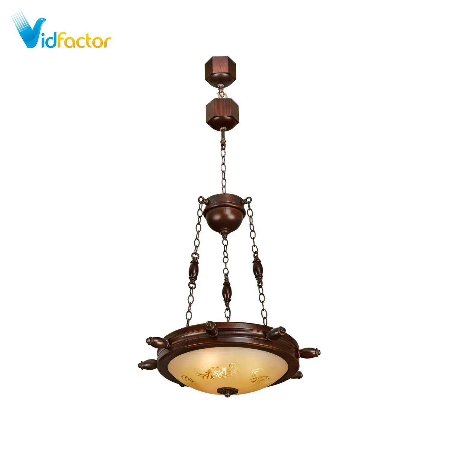 لوستر چوبی مدل سکان کوچک دارکار کد 236