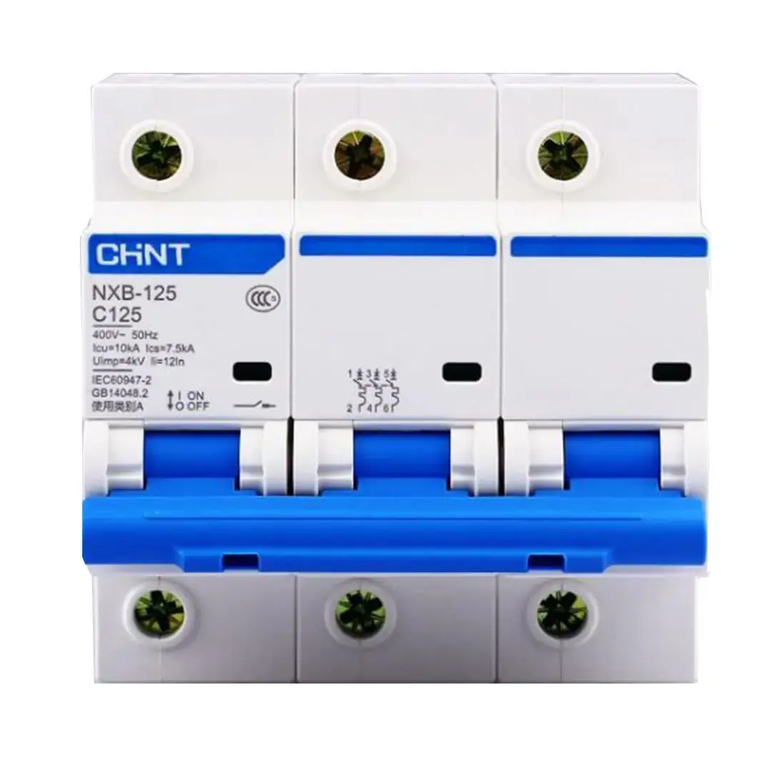 کلید مینیاتوری 80 آمپر چینت مدل NXB-125-3P 80A