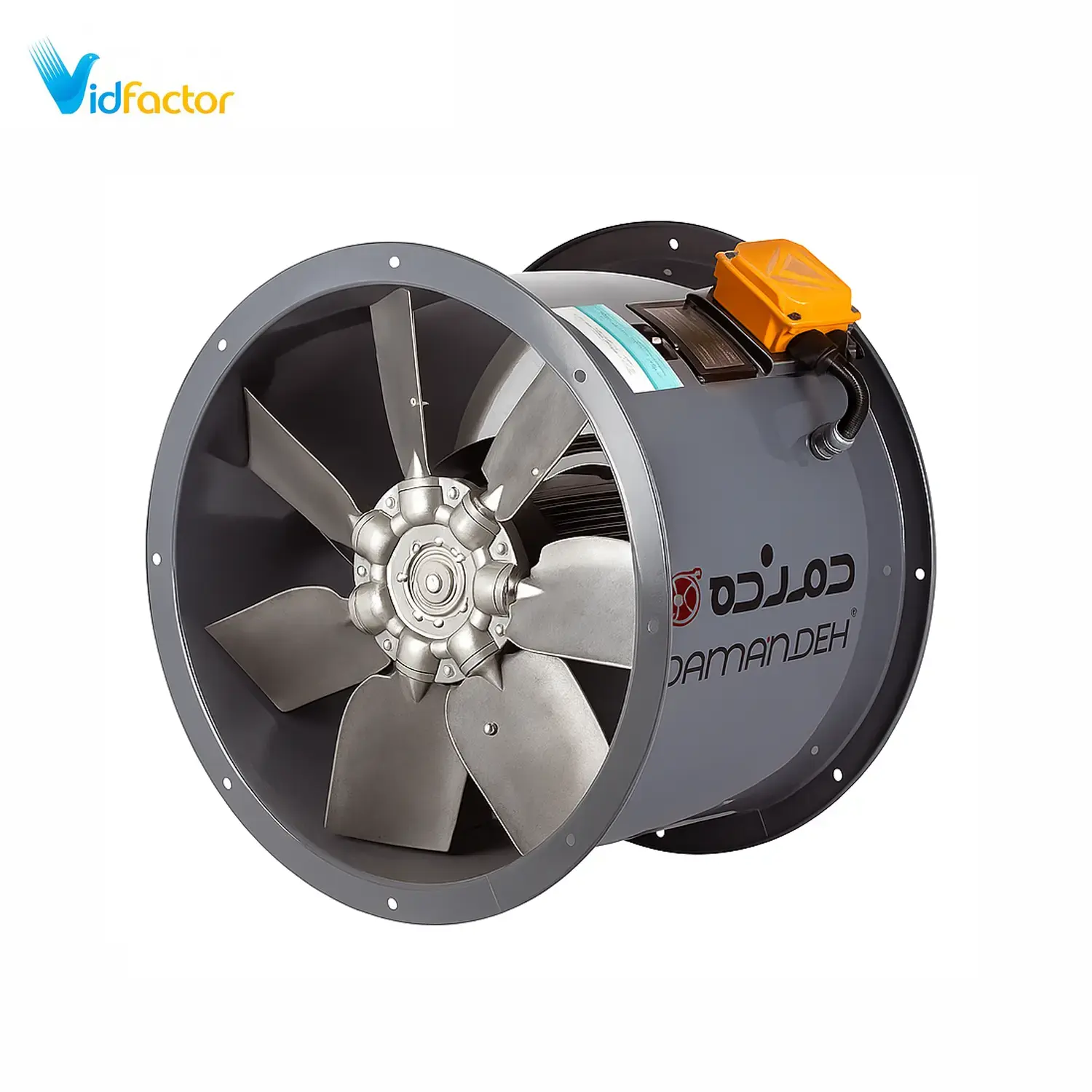 فن آکسیال سیلندری 71 سانت دمنده DAMP-KN70-4T-710-30deg