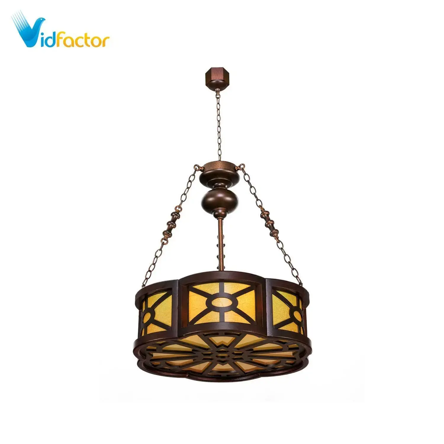 لوستر چوبی مدل رویال کوچک دارکار کد 