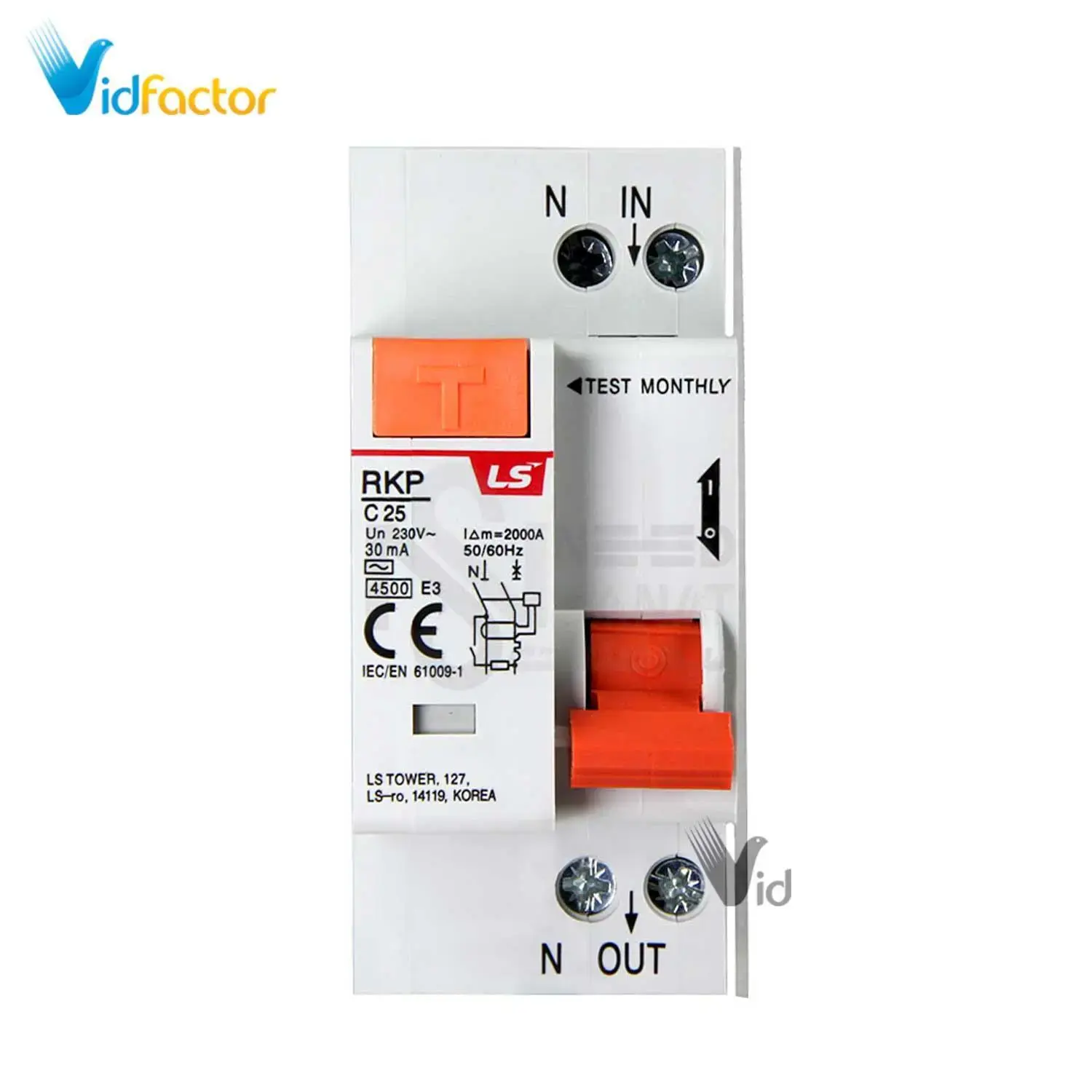 کلید ترکیبی LS مدل RKP 1P+N C32A 30mA