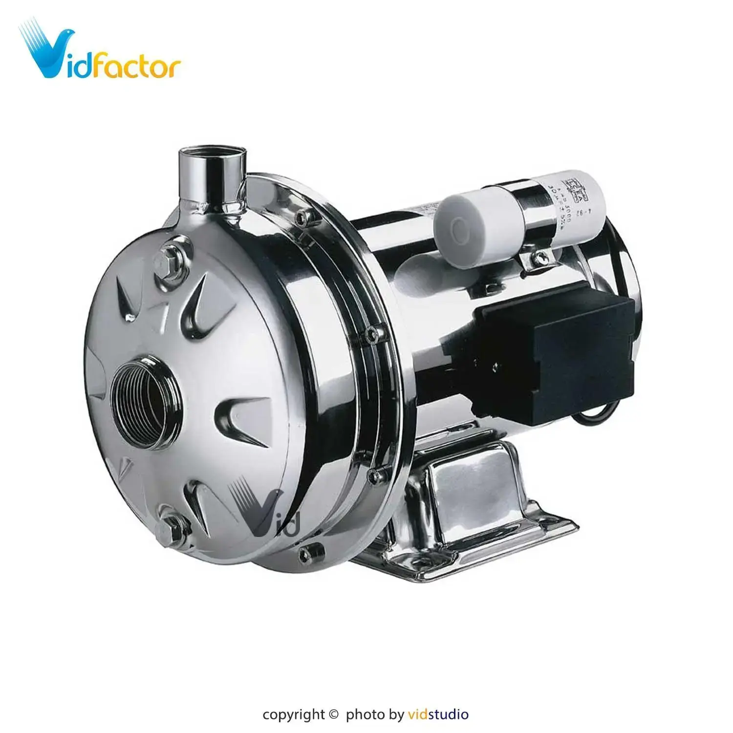 پمپ آب استیل دوپروانه ابارا 2CD 120-15T