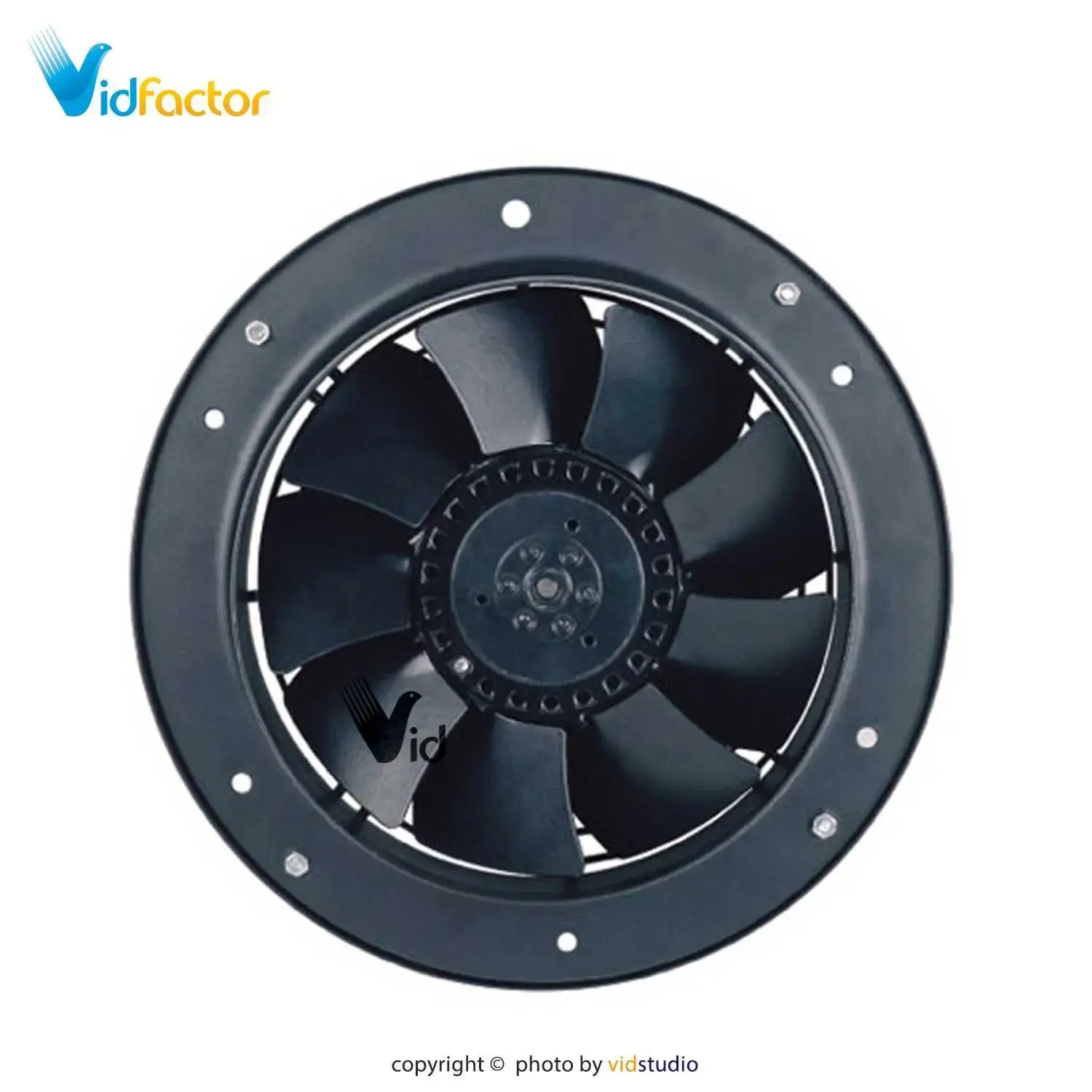 هواکش صنعتی 20 سانت قابدار گرد زیلابگ FTP 2E-200B  