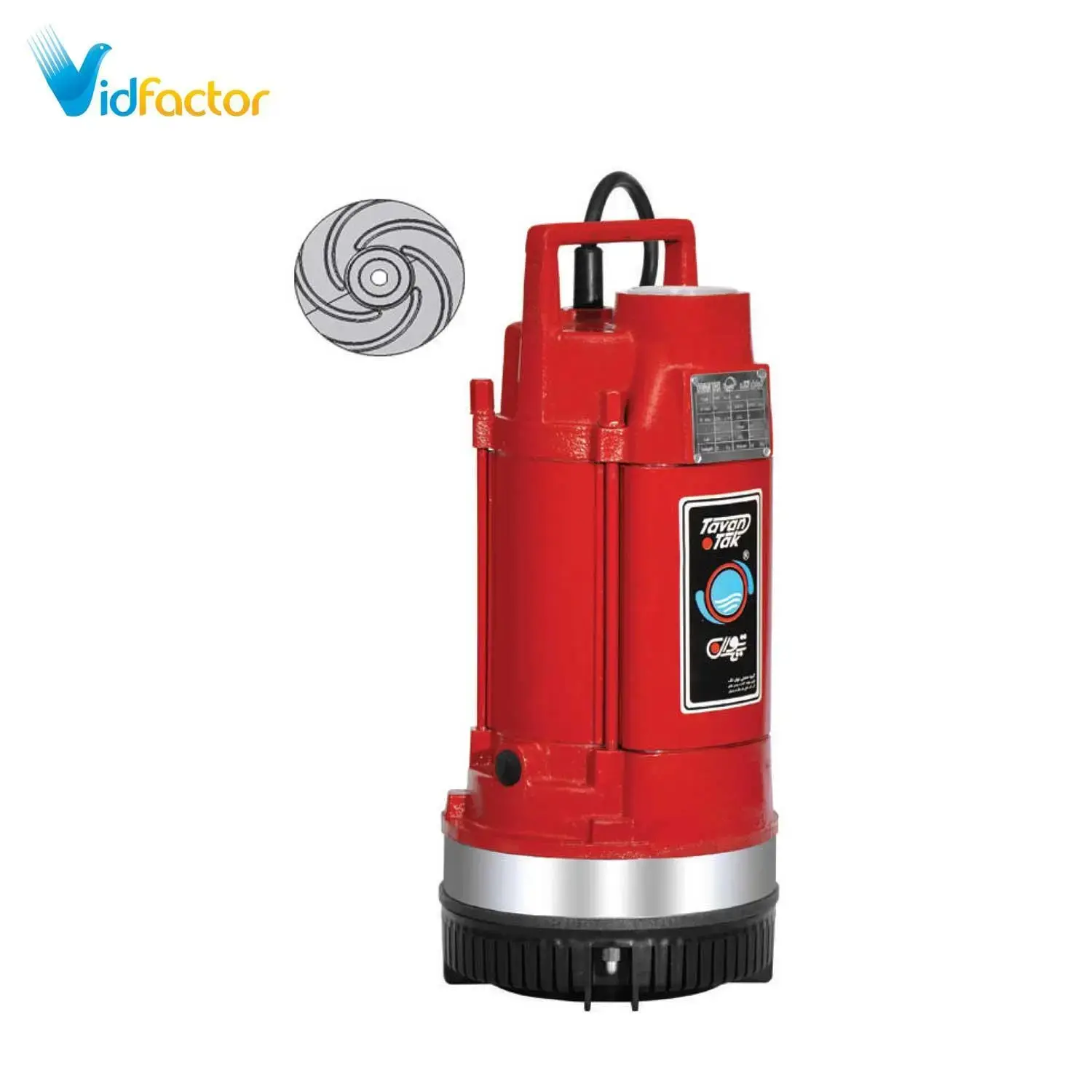 پمپ کف کش توان تک مدل TPT 40.6  F 200