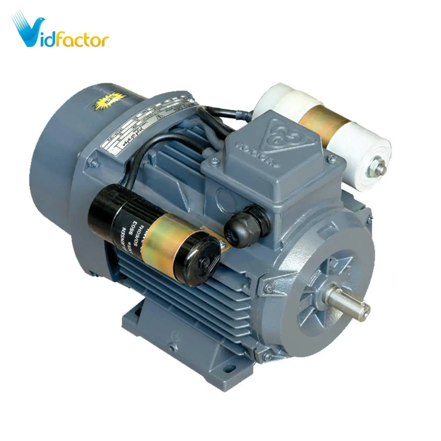 الکتروموتور تک فاز کلاچ دار آلومینیومی 1500 دور موتوژن CRS 90L4A  1.1kw