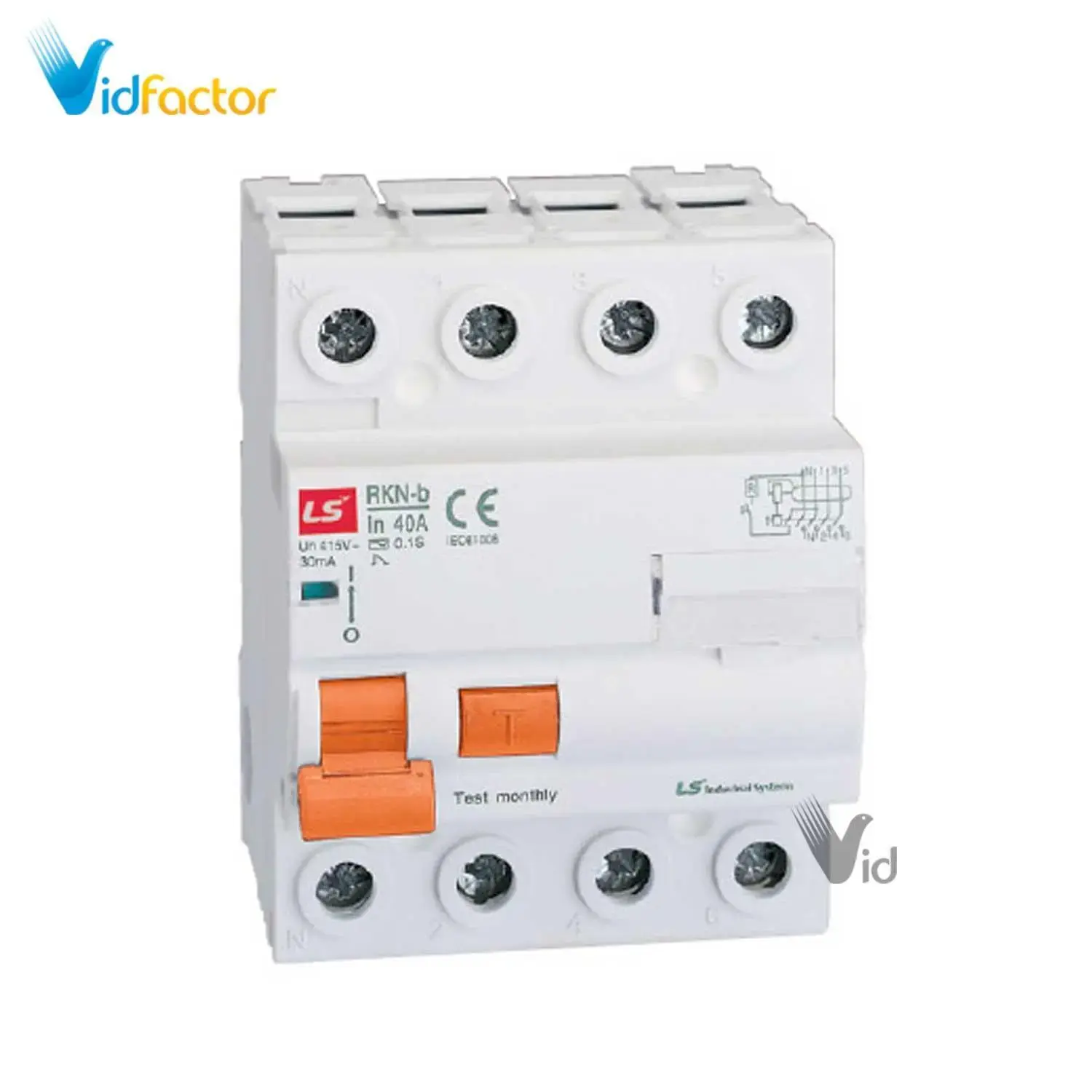 کلید حفاظت جریان نشتی LS مدل RKN 3P+N 25A 300mA