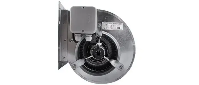 نمایی از فن سانتریفیوژ 25سانت دوطرفه فوروارد سه سرعته دمنده bef-25-20f4s1
