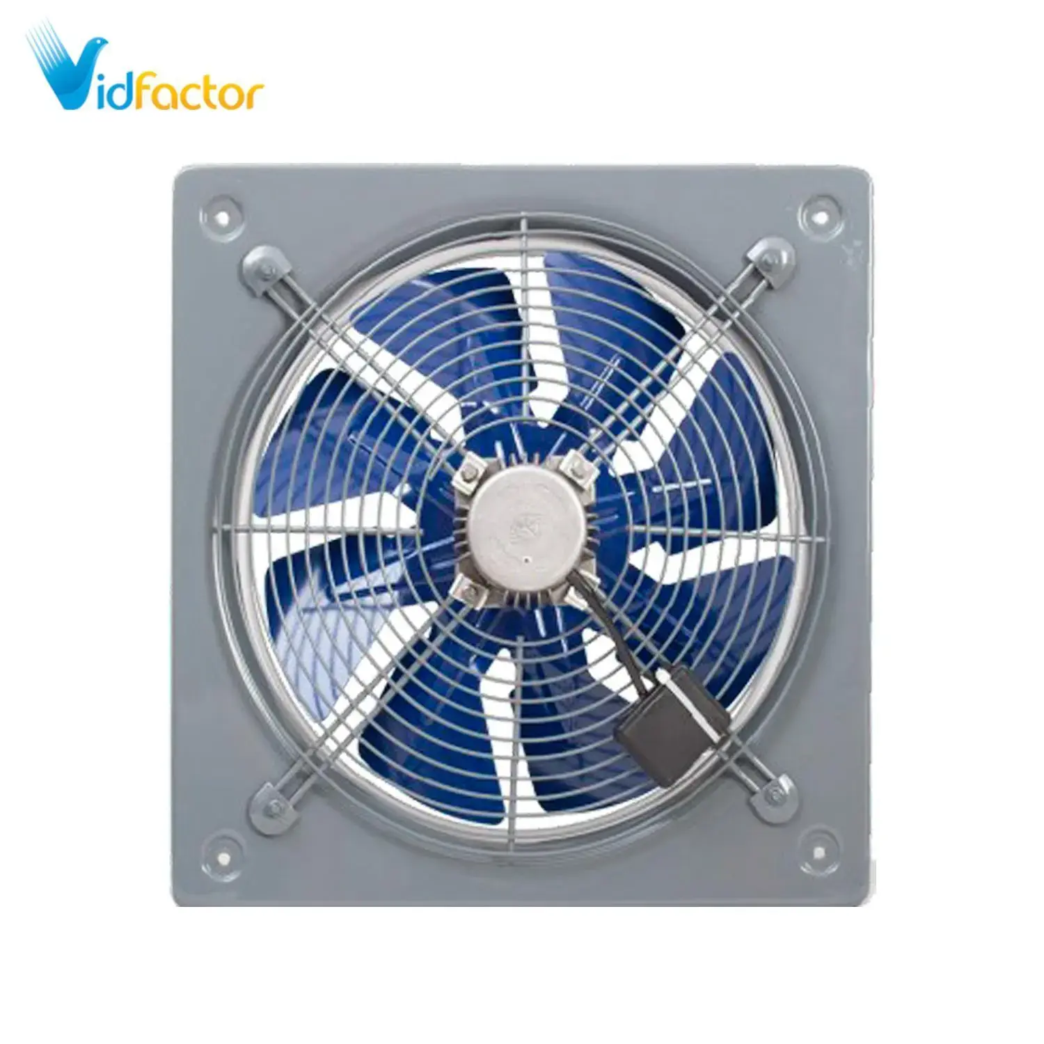 هواکش صنعتی 40 سانت فلزی با پروانه فلزی دمنده  VIA-40C4S