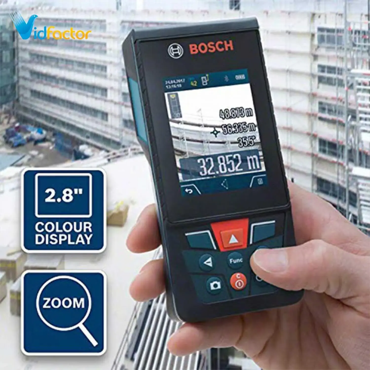 متر لیزری بوش مدل GLM 120 C  0601072F00