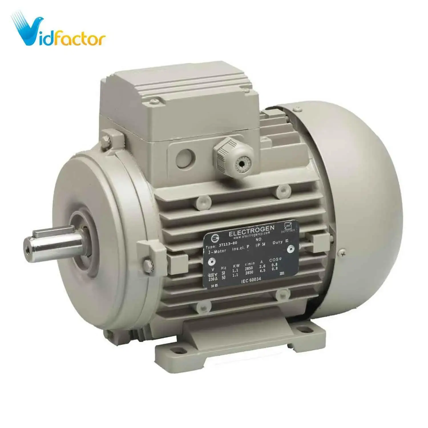 الکتروموتور سه فاز چدنی الکتروژن مدل 3000 دور 100hp B3-280fr 