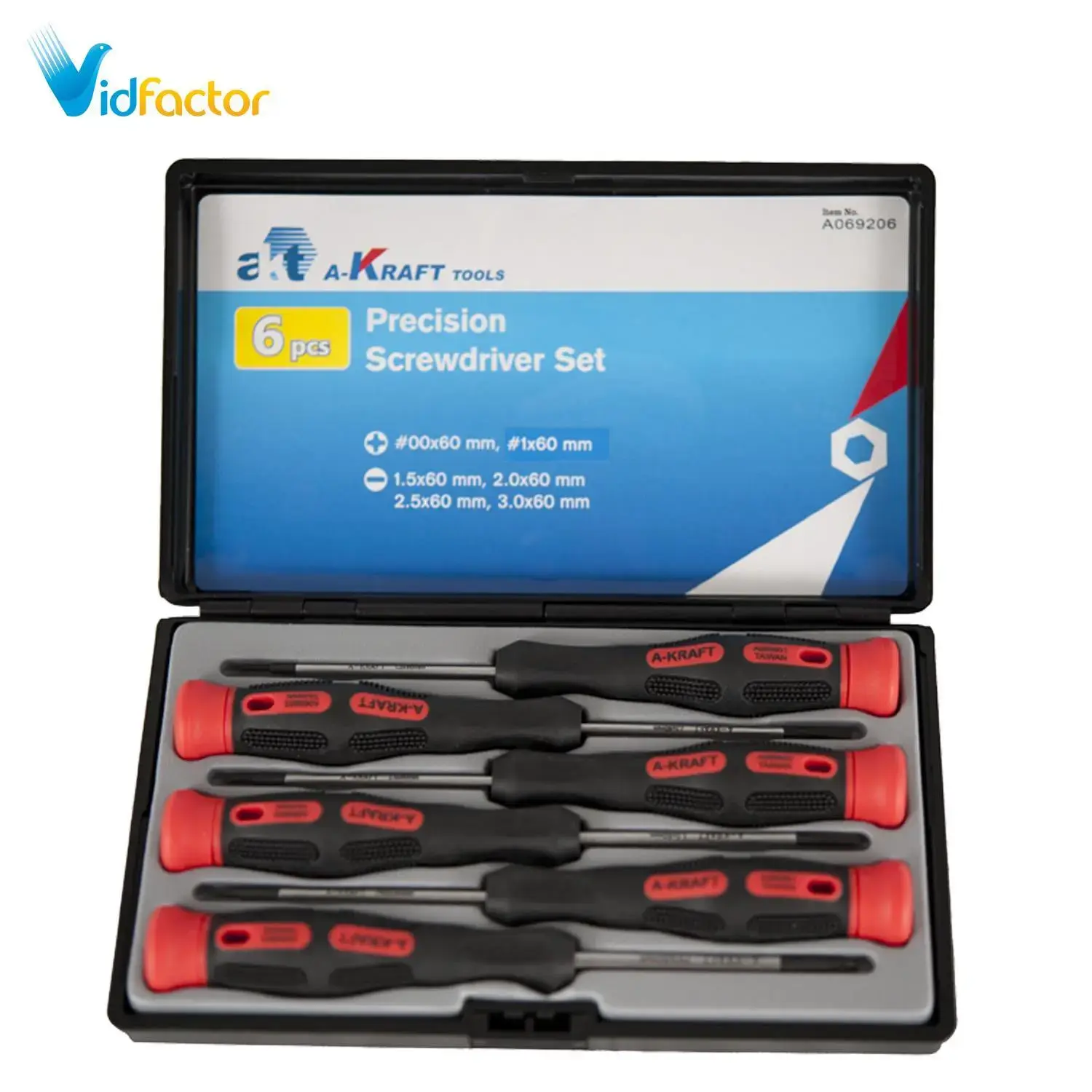 سری پیچ گوشتی الکترونیکی 6عددی a-kraft AA069206