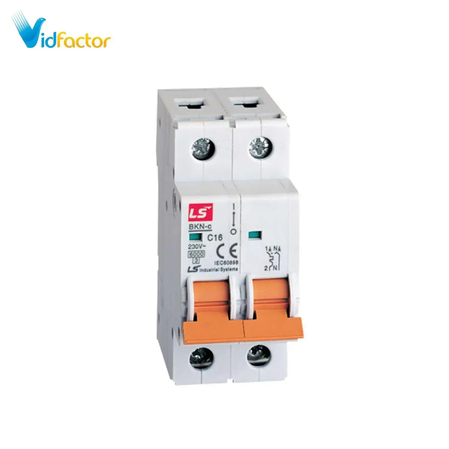 کلید مینیاتوری LS مدل BKN-b 2P C10A 