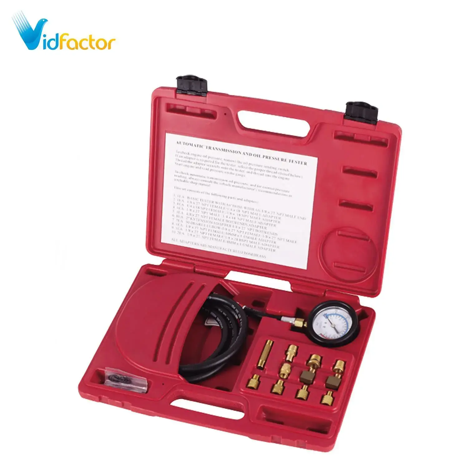 کمپرس سنج با آداپتور a-kraft DT0111 300 PSI 