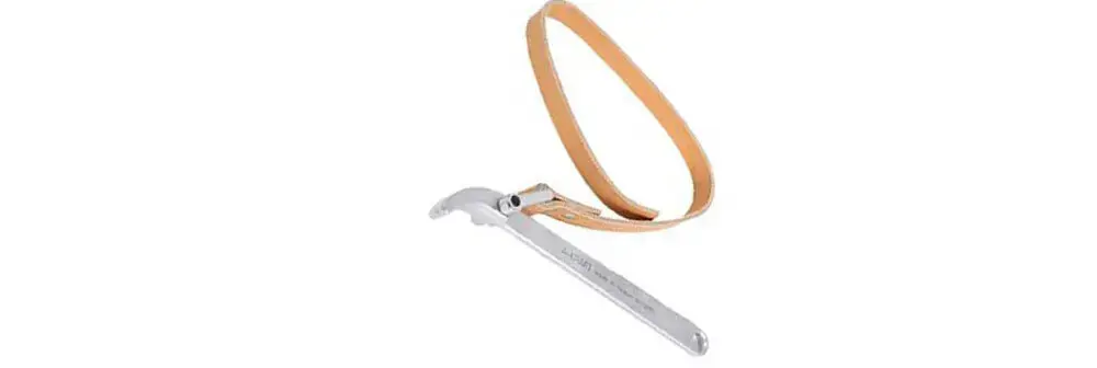 نمای روبرویی آچار فیلتر تسمه ای akraft 233mm  