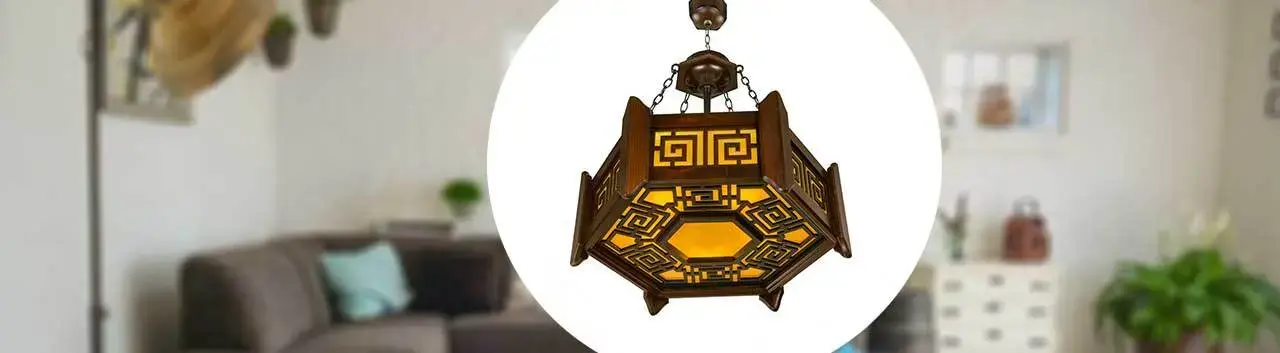 تصویری از لوستر مدل اورانوس سایز متوسط دارکار