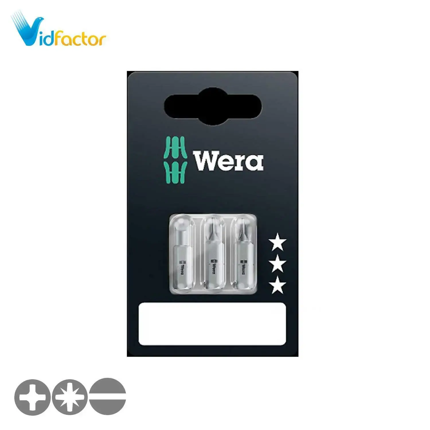 سرپیچ گوشتی کارتی 3عددی WERA