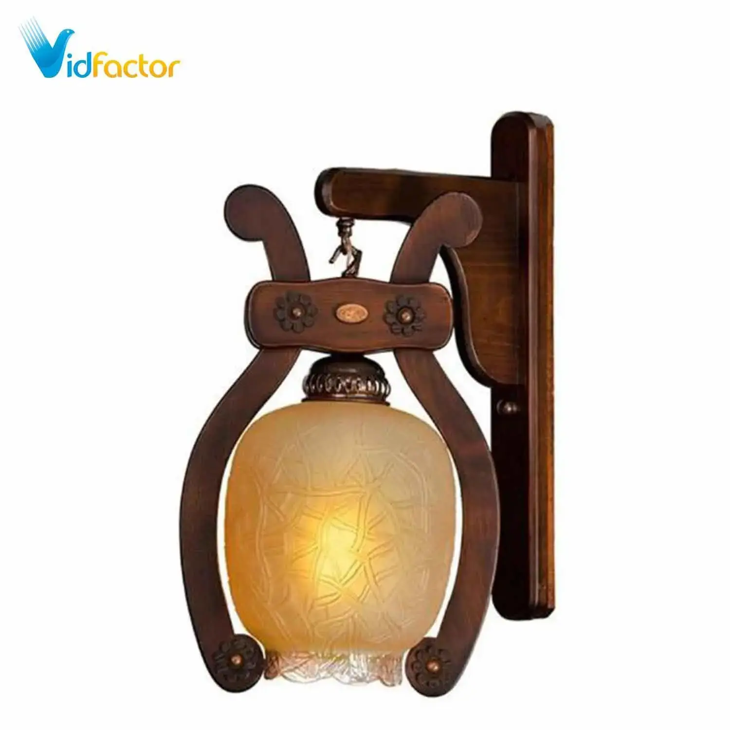 لوستر دیواری مدل رز دارکار کد 410