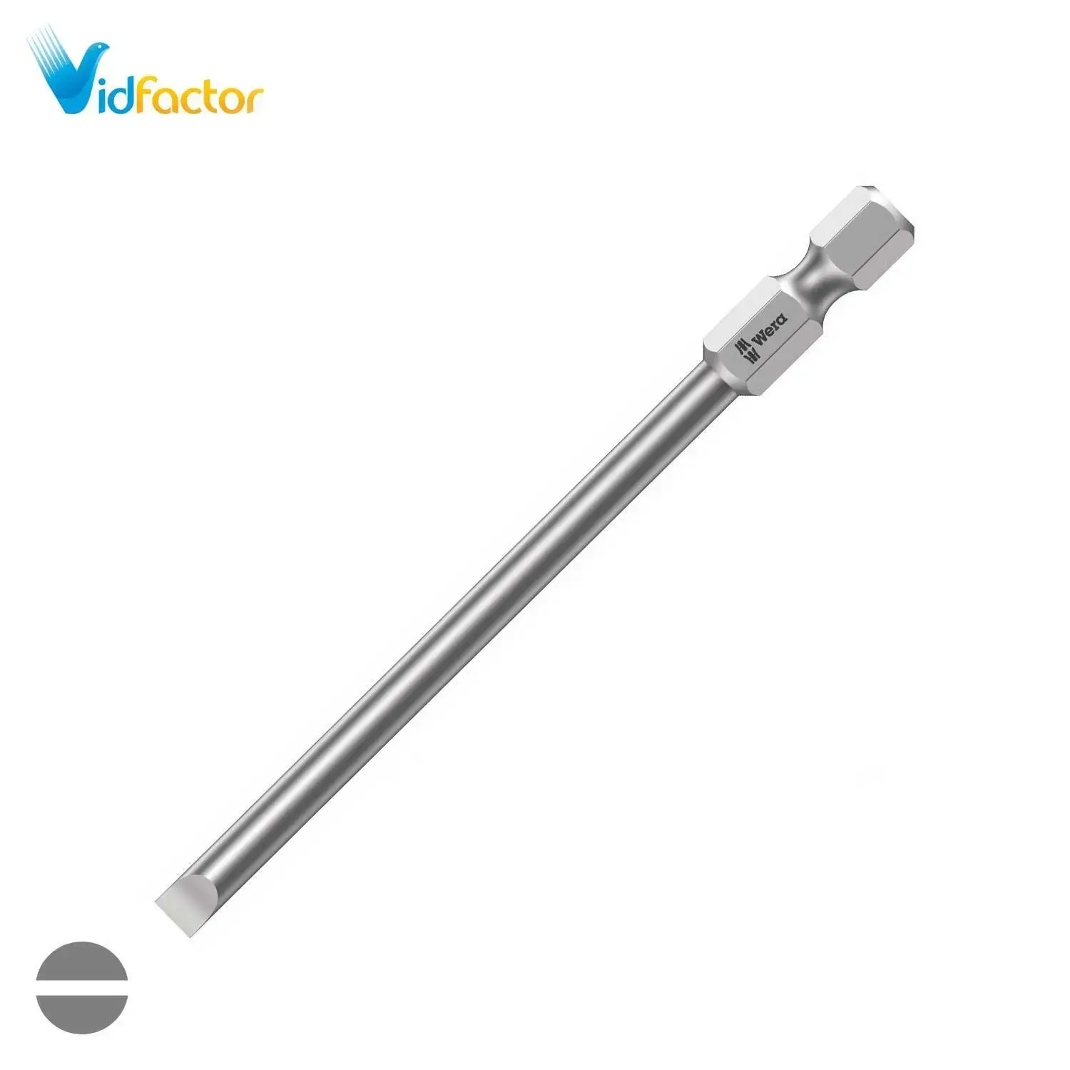 سرپیچ گوشتی دوسو تخت سری WERA 1.0*5.5*50 کد 05059330001