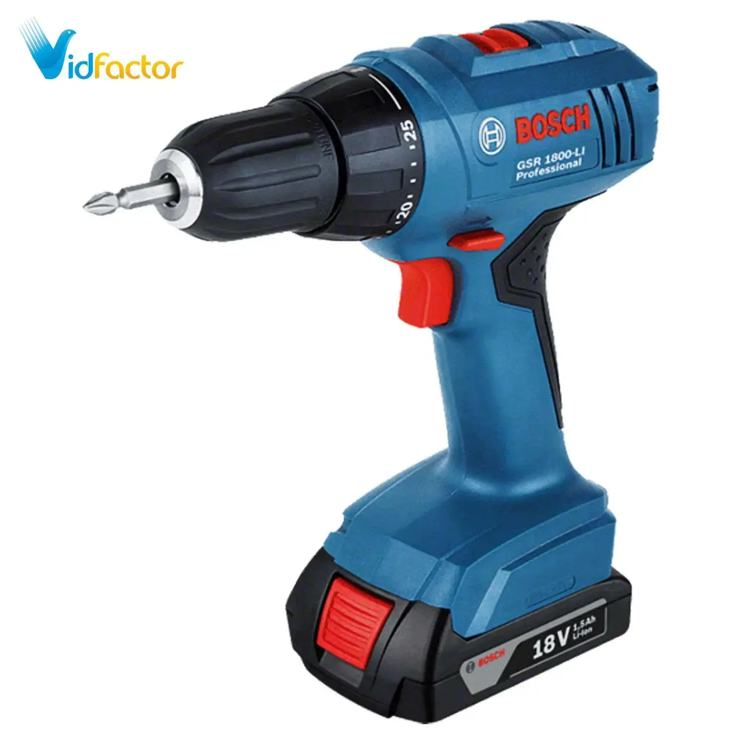 دریل پیچ گوشتی بوش مدل GSR 1800 LI+ACC کد 06019A8306
