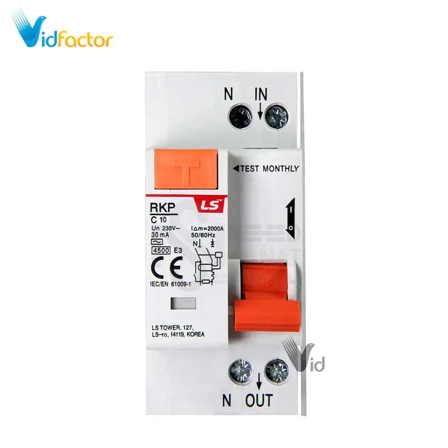 کلید ترکیبی LS مدل RKP 1P+N C10A 30mA