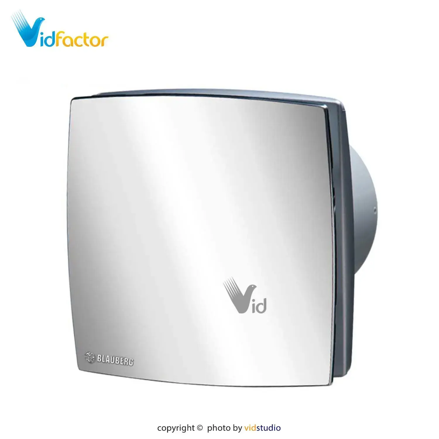 هواکش لوله ای 10سانت  Blauberg Quatro Hi-tech Chrome C 100